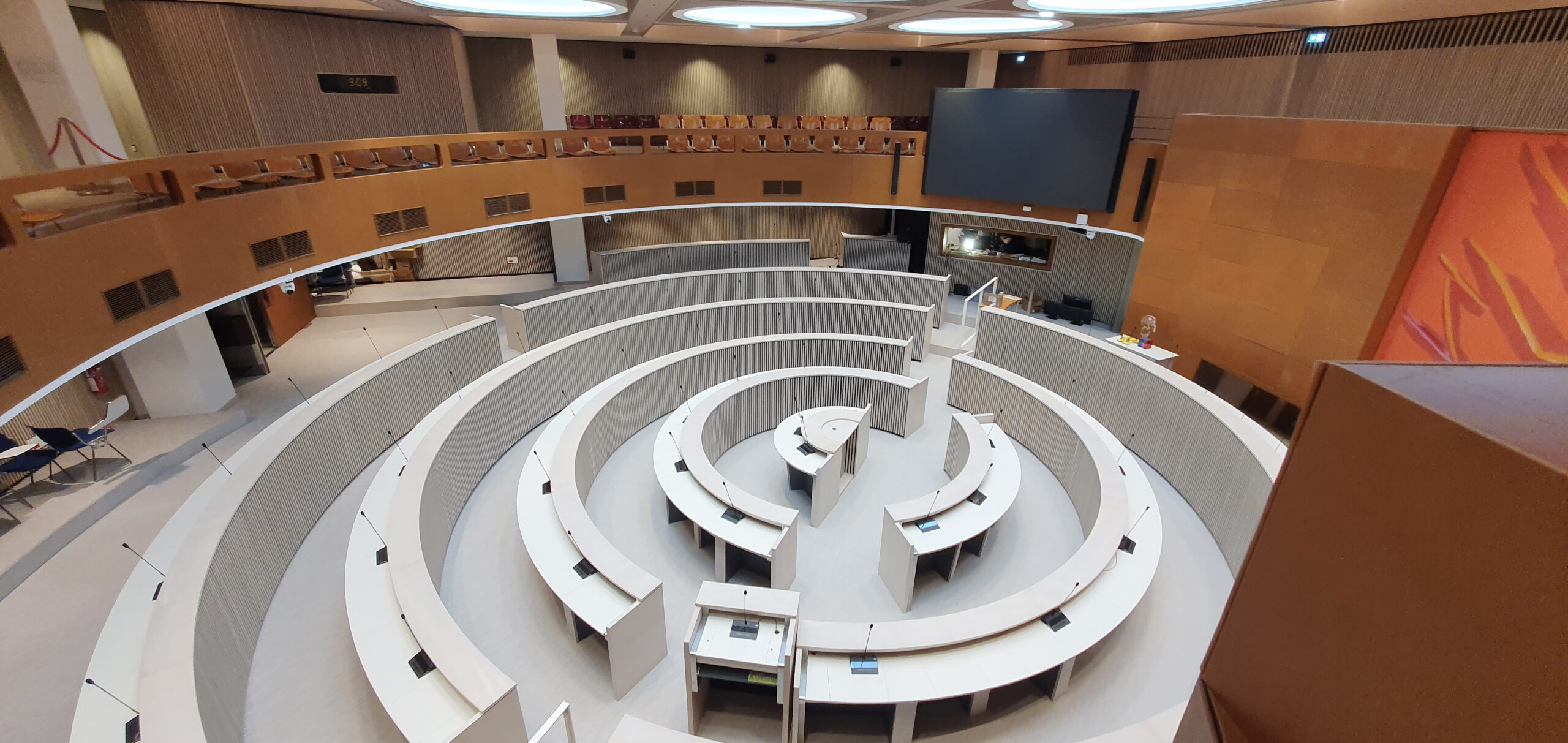 mise en place d'une salle de conseil