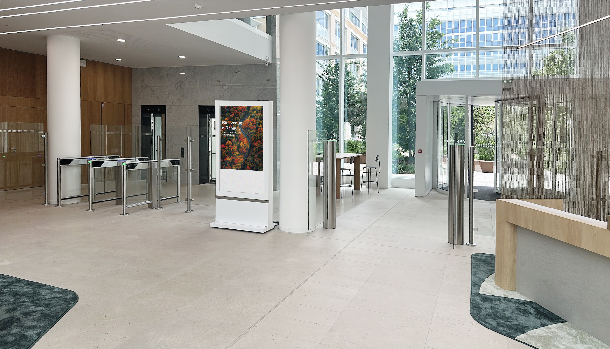 accueil client entreprise