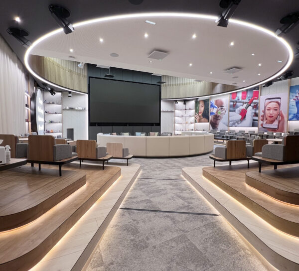 espace événementiel marque de beauté