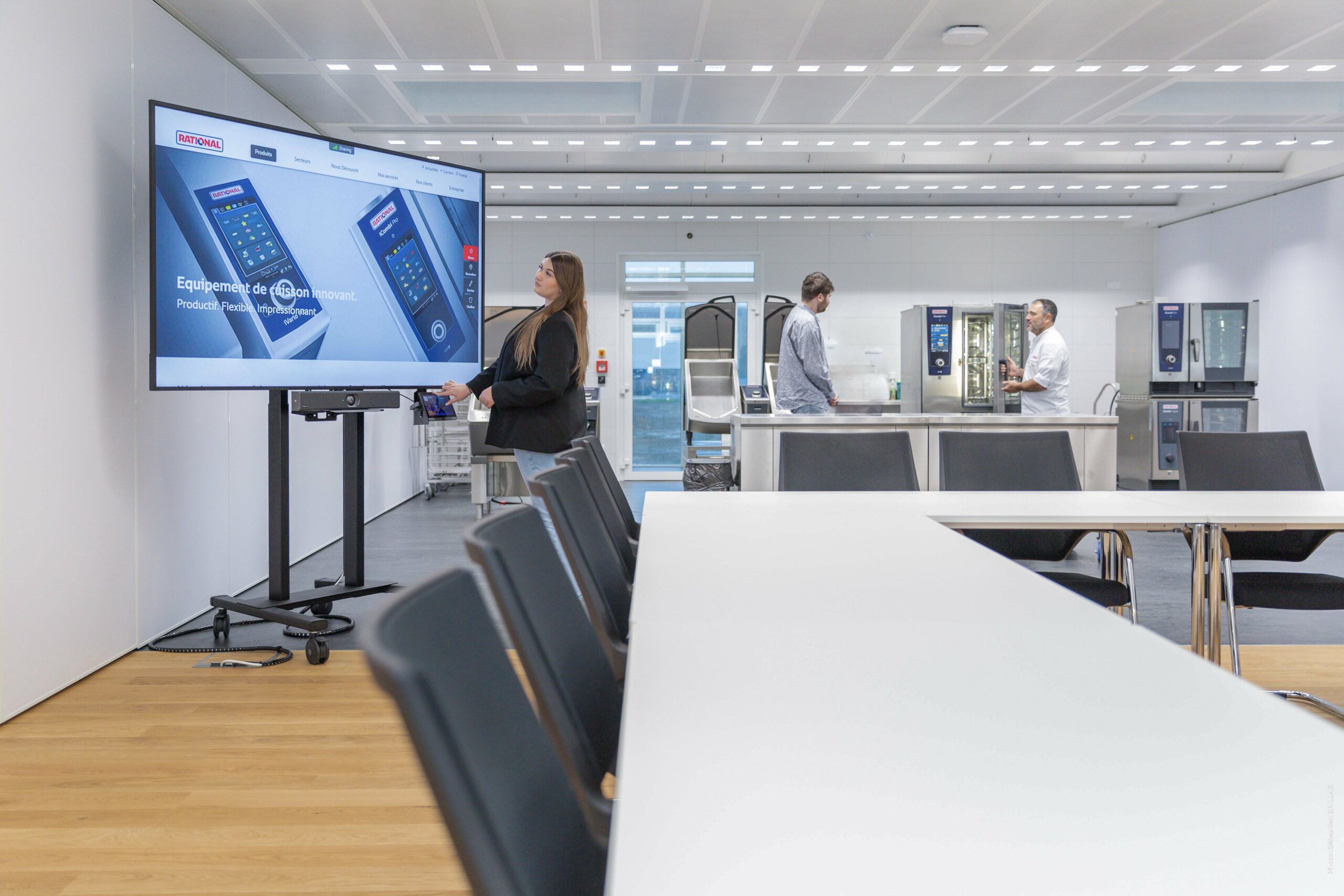 installation d'un showroom client