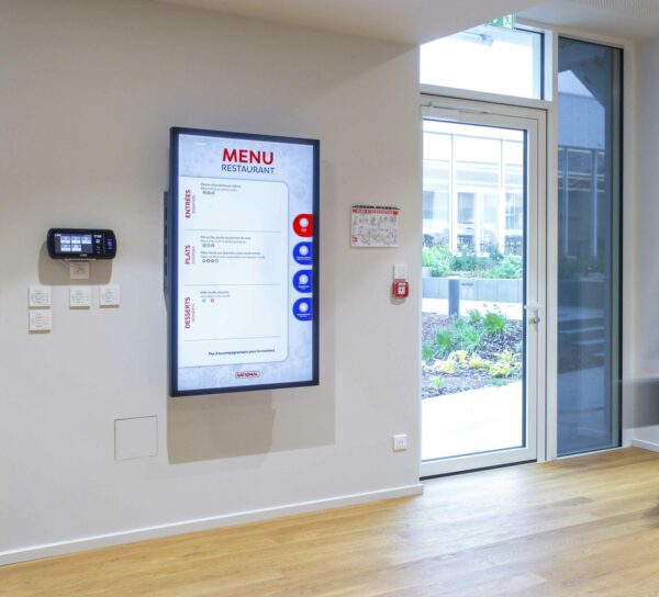 affichage dynamique d'un menu de restaurant