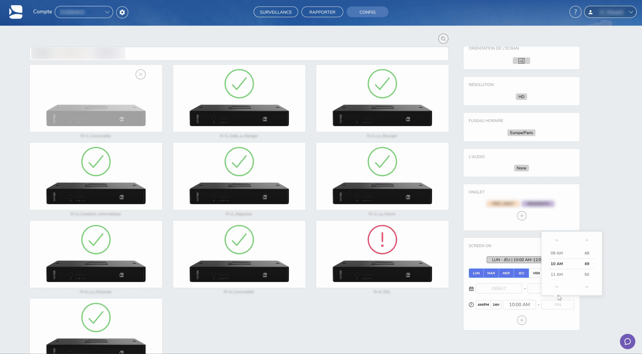 Players d'affichage dynamique