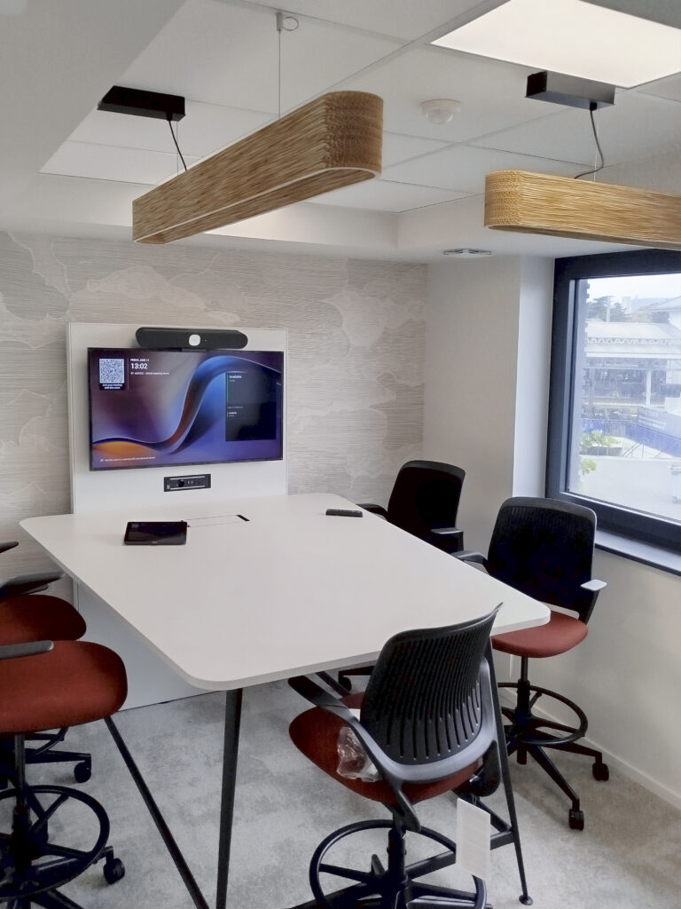 intégration audiovisuelle salle de réunion