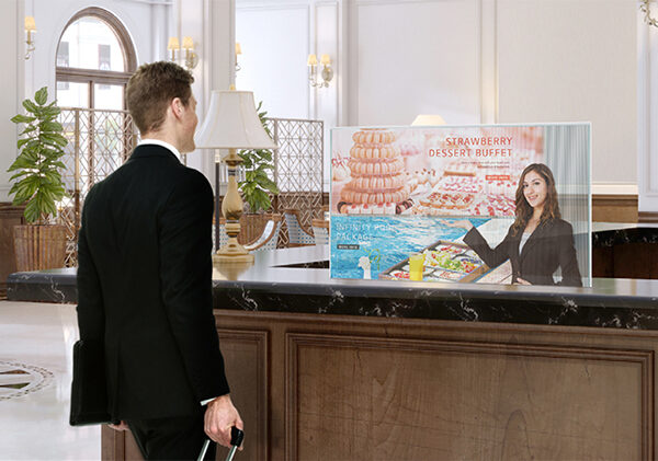 LG Transparent OLED Signage