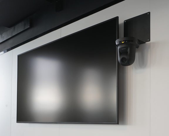 Installation audiovisuelle dans un bureau
